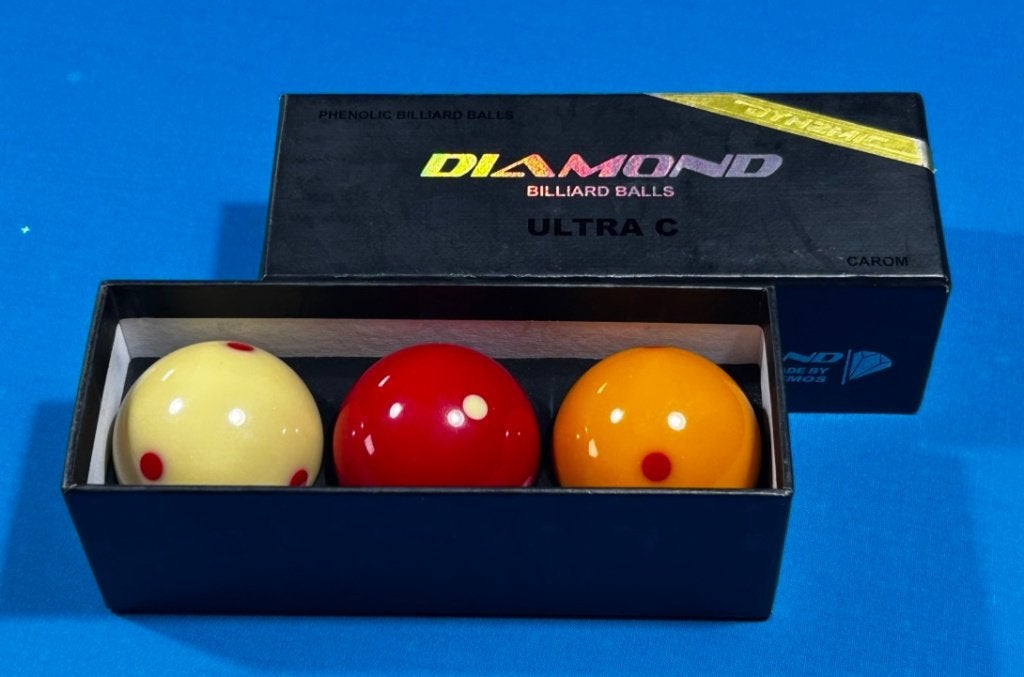 set billiardballen Diamond dynamic Ultra C, Sport en Fitness, Ophalen of Verzenden, Zo goed als nieuw, Keu of Ballen
