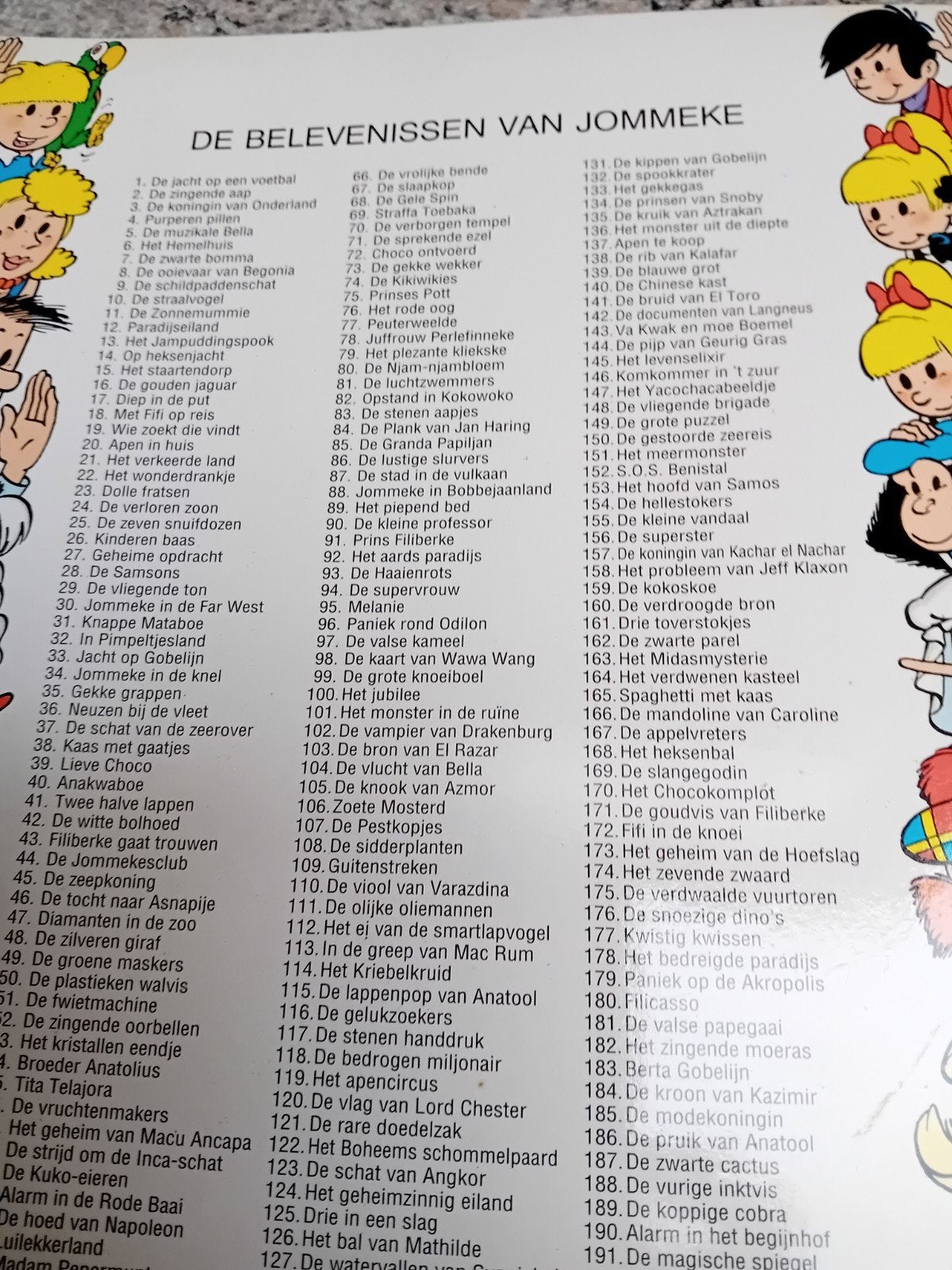 46 strips van jommeke,allemaal verschillende nummers., Ophalen
