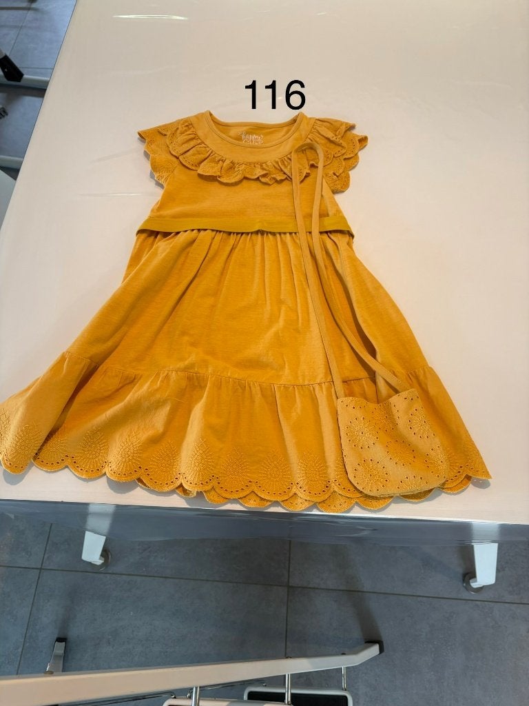 Zomerkleedje met korte mouwen maat 116, Enfants & Bébés, Vêtements enfant | Taille 116, Enlèvement, Utilisé, C&A, Robe ou Jupe