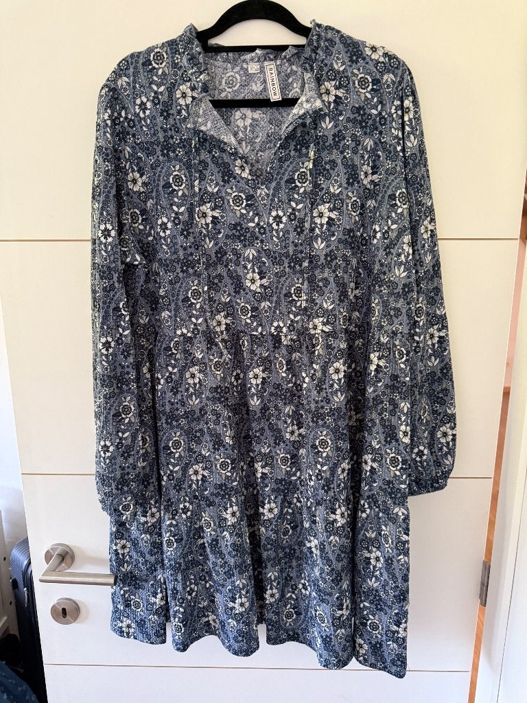 Robe Rainbow bleu à motifs fleurs, Neuf, Rainbow, Taille 46/48 (XL) ou plus grande, Enlèvement ou Envoi