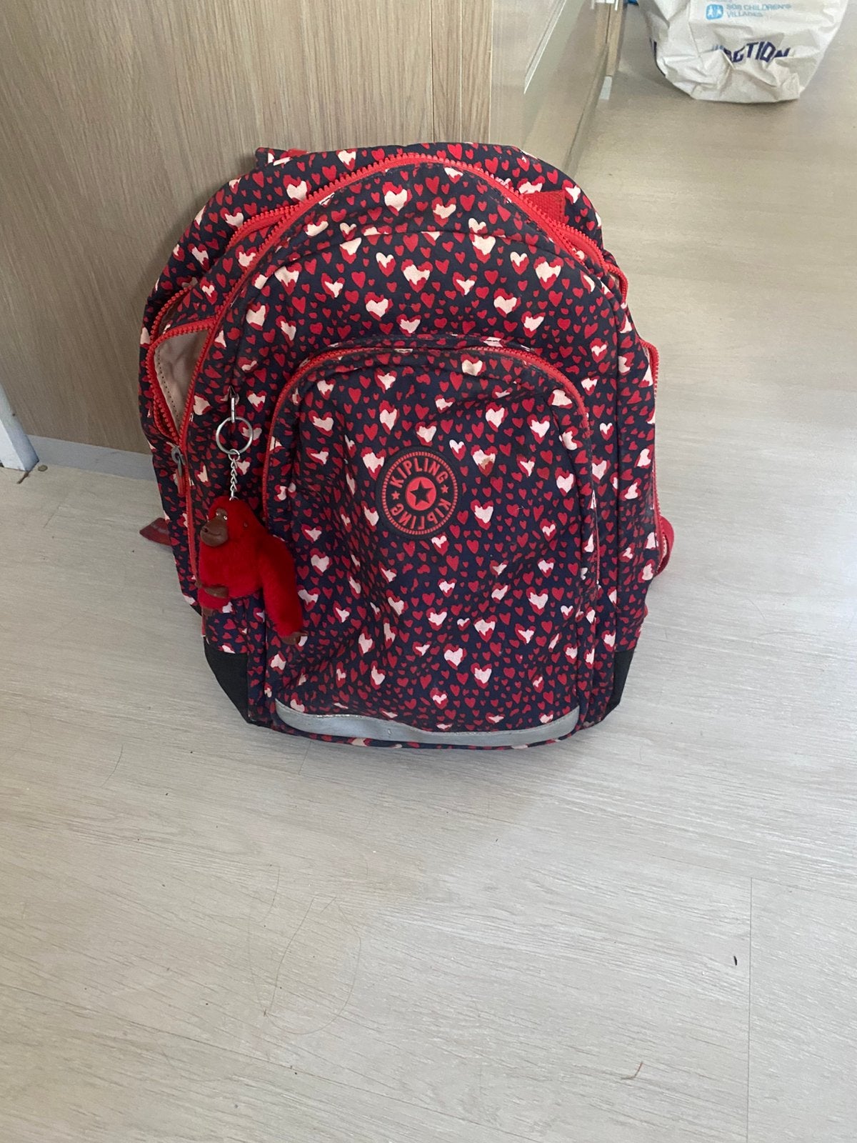 Sac Kipling, Bijoux, Sacs & Beauté, Enlèvement, Comme neuf, Rouge, Porte-documents ou Cartable