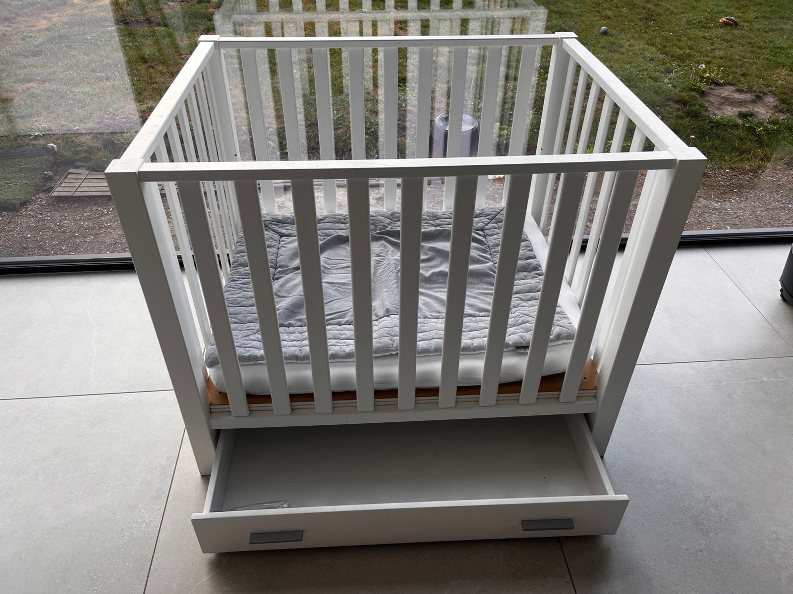 Park Bopita wit met lade, Kinderen en Baby's, Babyparken, Ophalen, Zo goed als nieuw, Lade