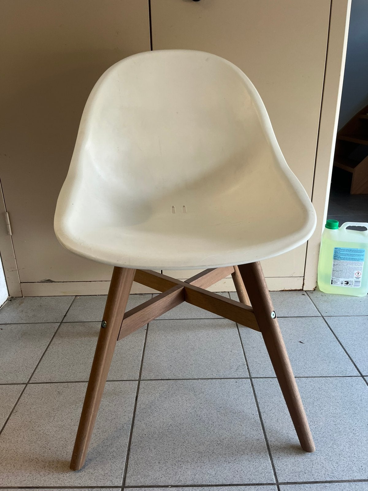Lot de 2 chaises, Maison & Meubles, Enlèvement, Comme neuf, Blanc, Deux