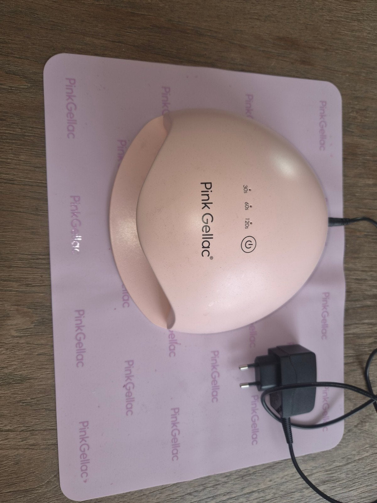 Pink Gellac UV-lamp, Handtassen en Accessoires, Uiterlijk | Cosmetica en Make-up, Ophalen, Gebruikt, Handen en Nagels, Accessoires