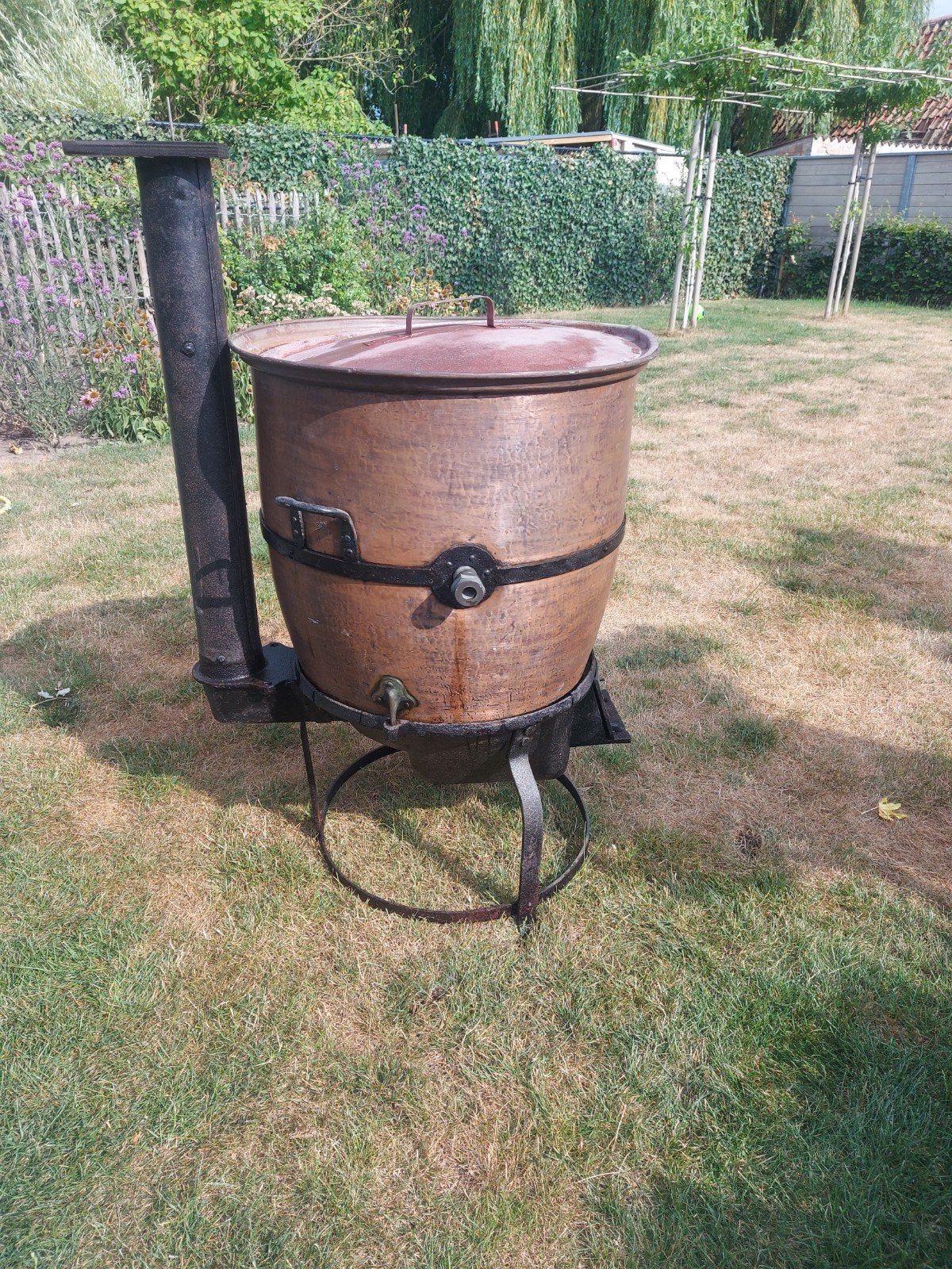koperen wasmachine, Enlèvement, Cuivre