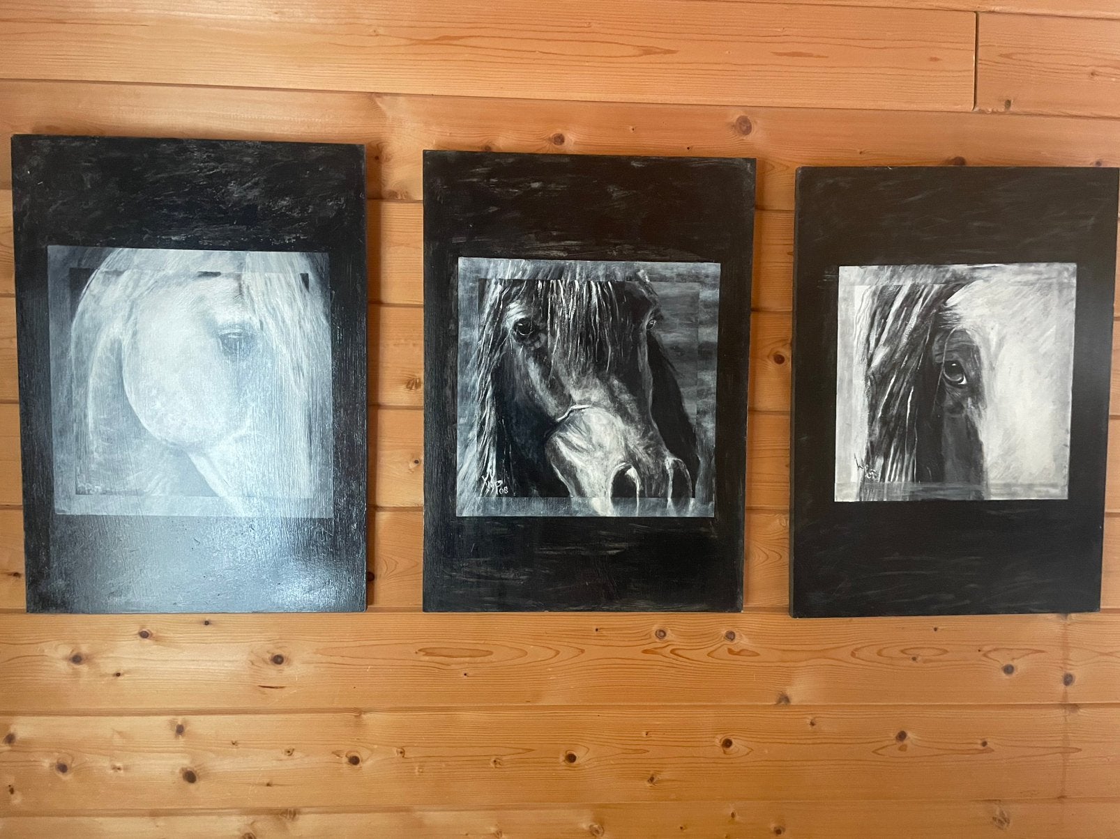 Schilderij paarden, Enlèvement