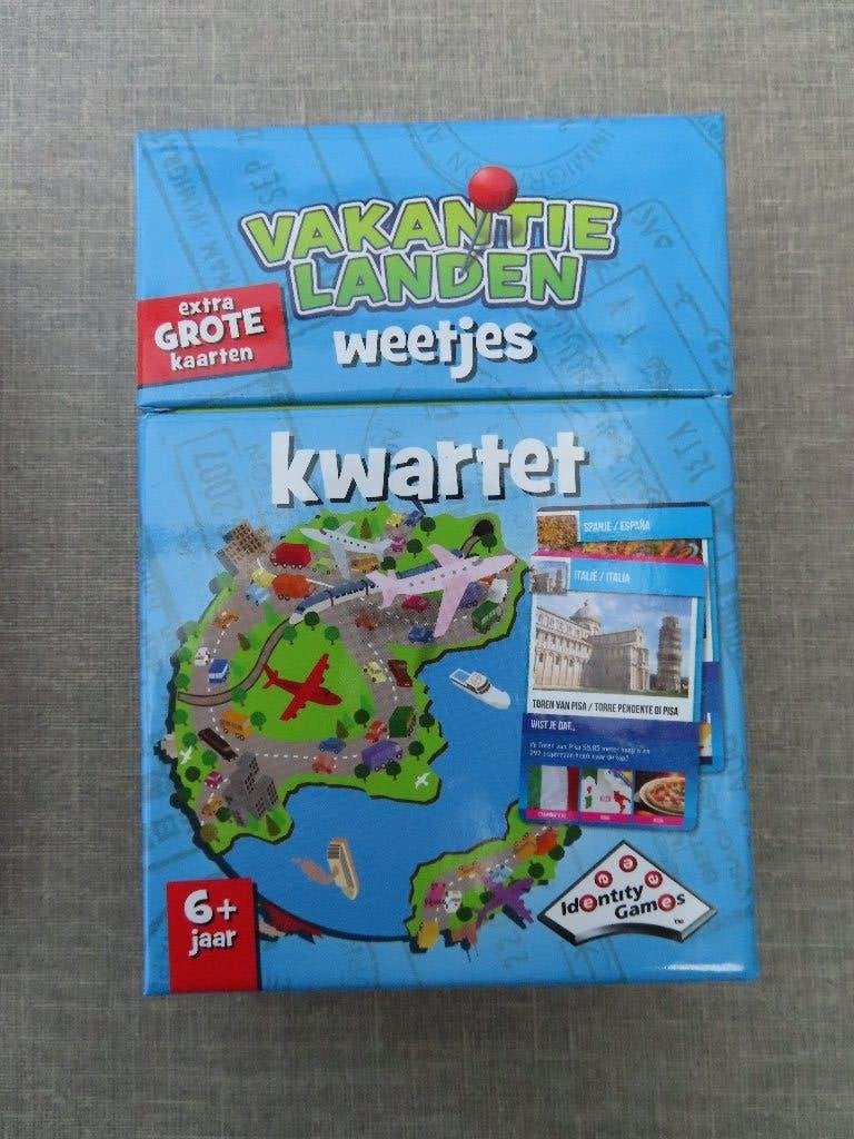 Kwartet 'Vakantielanden weetjes', Ophalen of Verzenden, Zo goed als nieuw