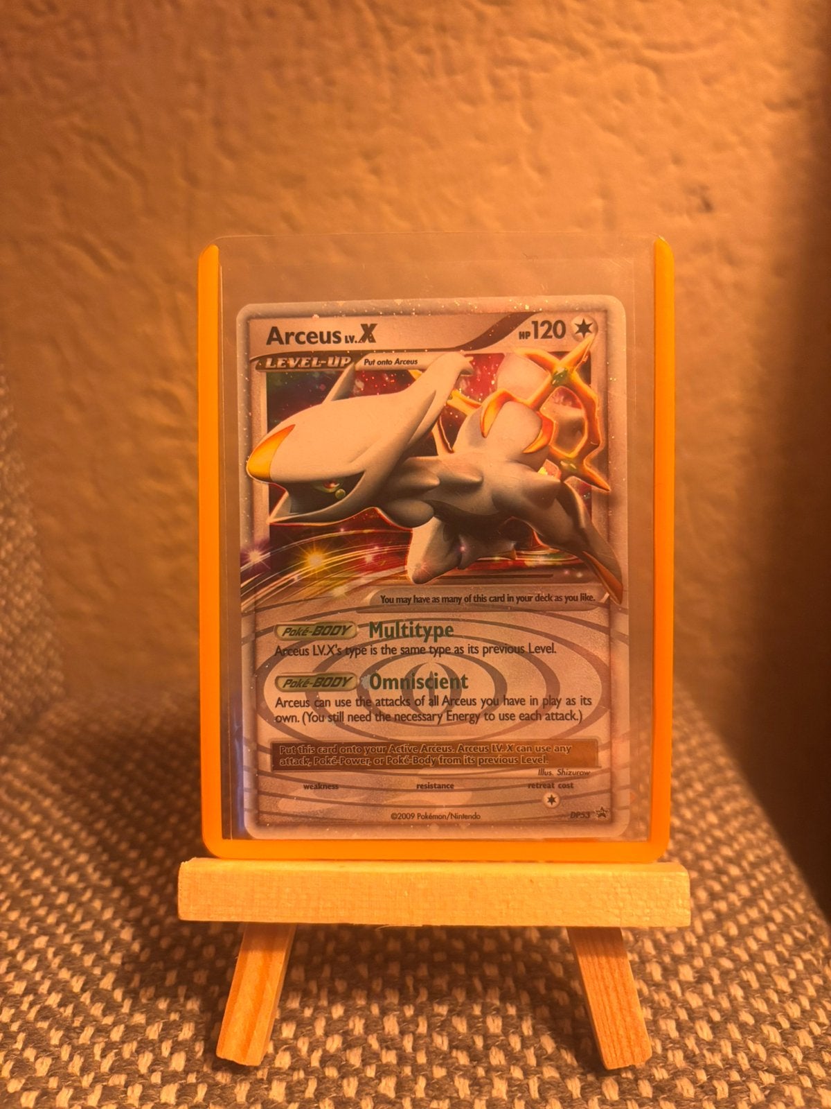 Arceus LV.X DP53 Promo Pokemon kaart, Hobby & Loisirs créatifs, Enlèvement ou Envoi, Comme neuf, Plusieurs cartes, Foil
