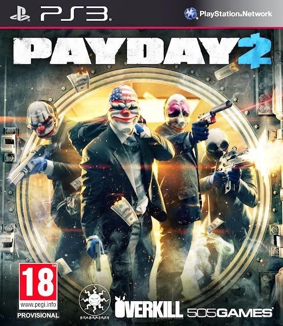 Payday 2, Shooter, Enlèvement ou Envoi, 1 joueur, À partir de 18 ans