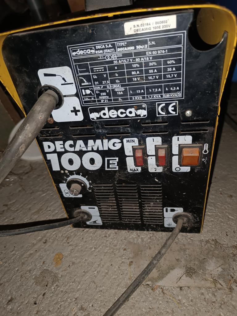 Poste a souder semi automatique, Enlèvement