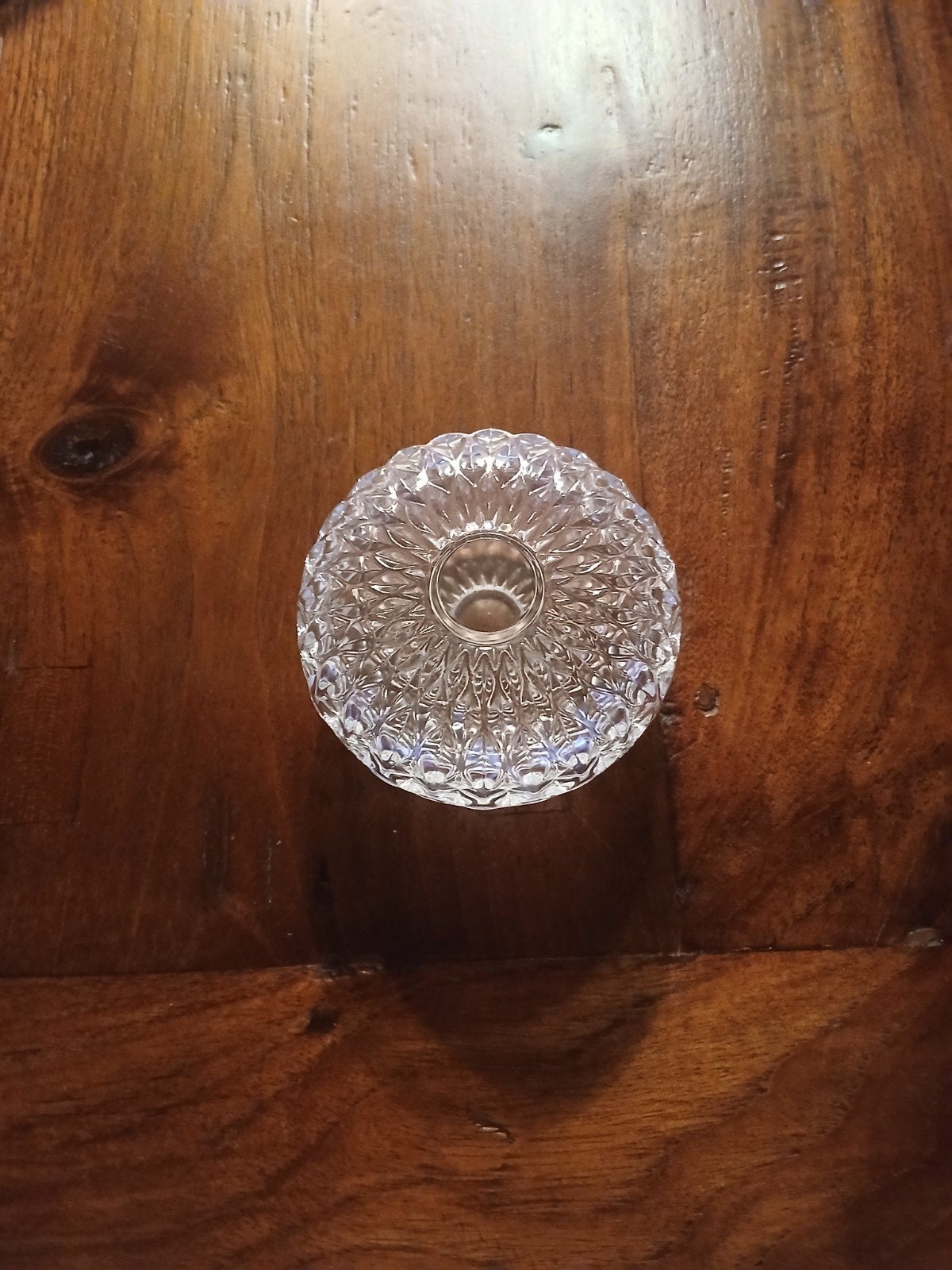 Vintage glazen sieradendoosje, Antiek en Kunst, Ophalen of Verzenden
