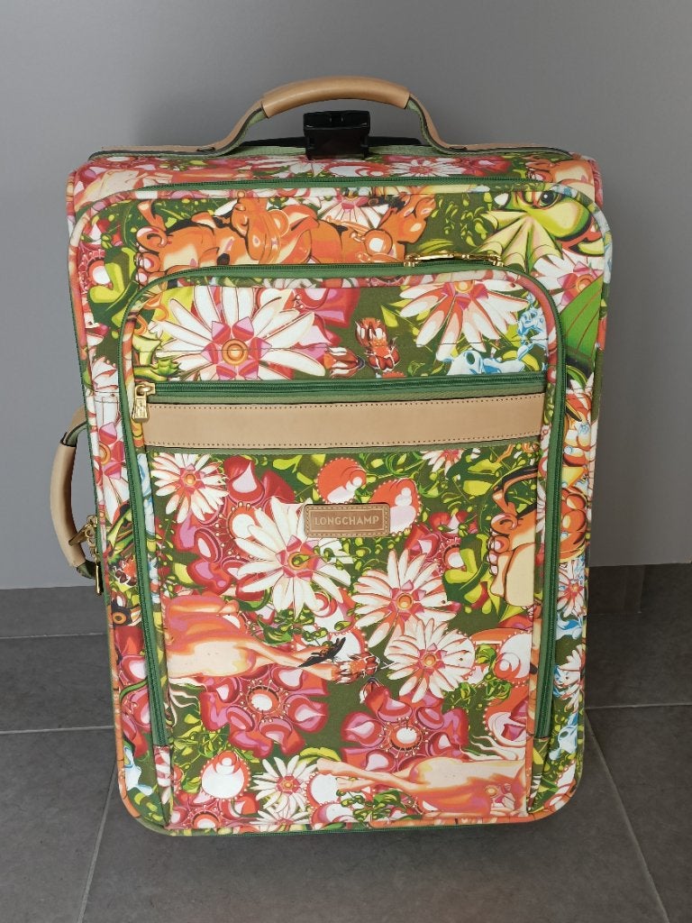 Reiskoffer, Handtassen en Accessoires, Koffers, Ophalen, Uitschuifbare handgreep, 50 tot 60 cm, Zo goed als nieuw