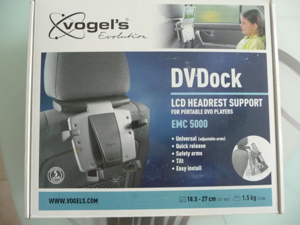 Support tablette/lecteur DVD voiture Vogel’s DVDock EMC 5000, Enlèvement, Neuf, Vogel's