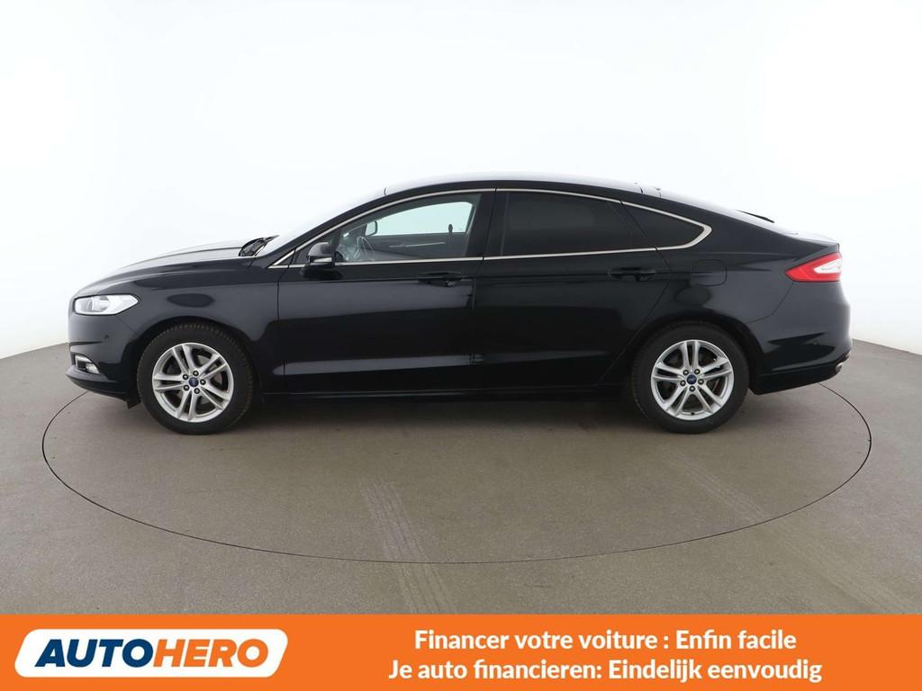 Ford Mondeo 2.0 TDCi Titanium (bj 2017, automaat), Auto's, Stof, Zwart, 132 kW, Te koop