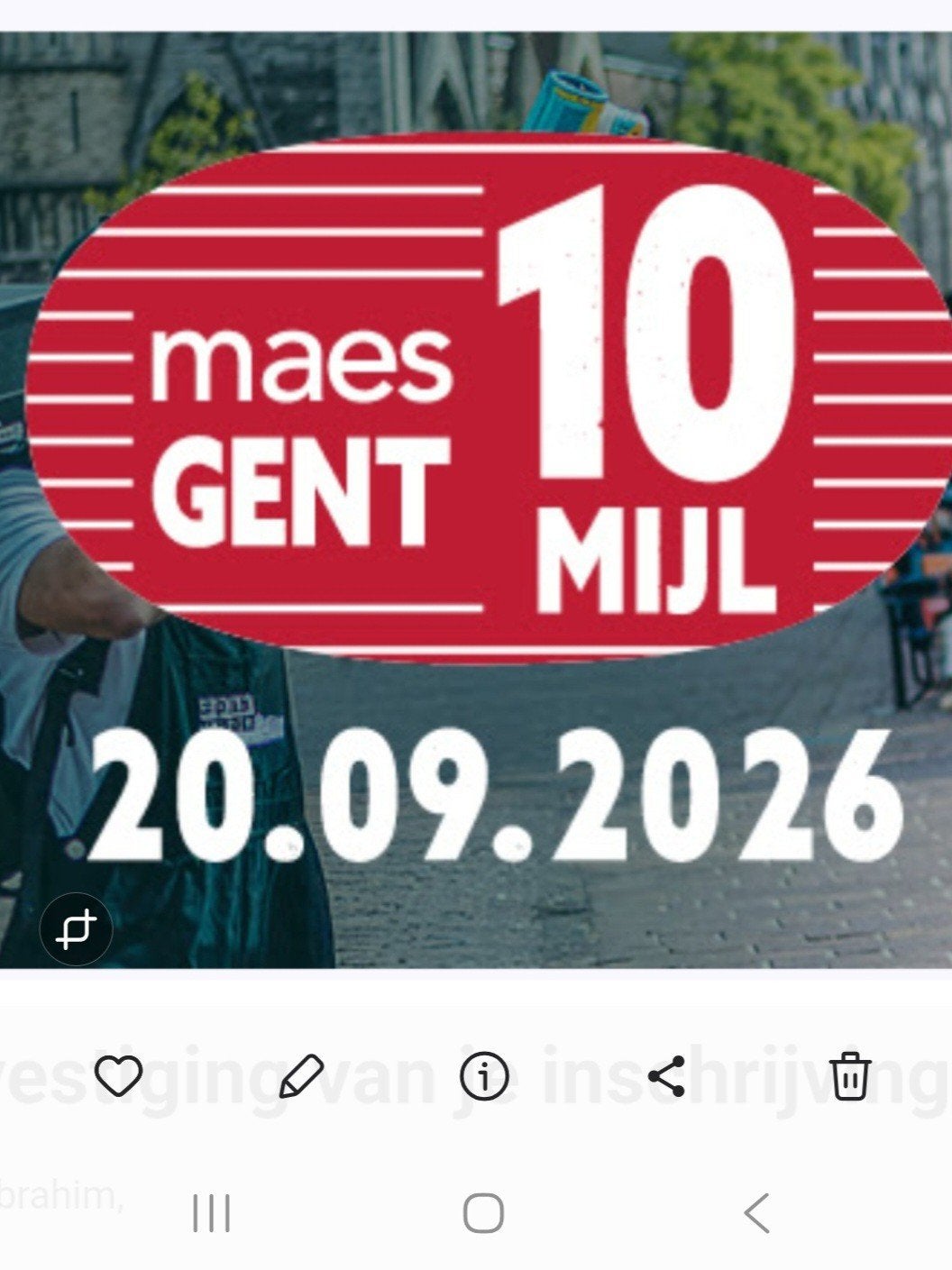 ticket 10 miles gent 20/9
