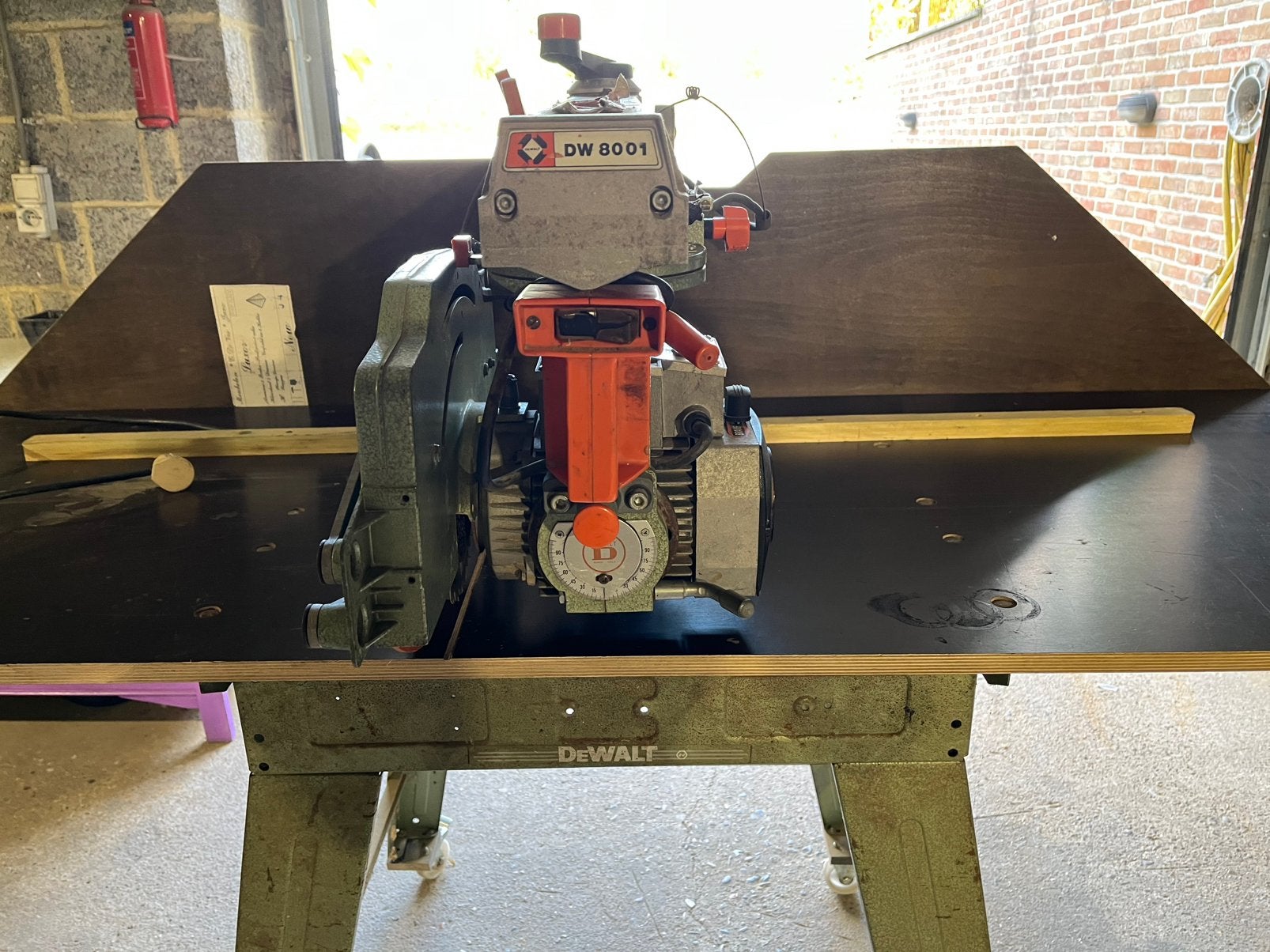 Dewalt radiaalzaag +++, Ophalen, Gebruikt