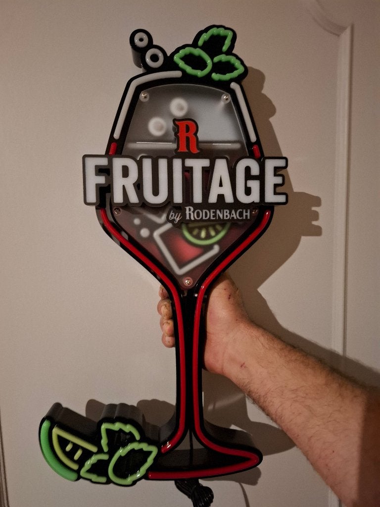 Rodenbach lichtreclame, Ophalen of Verzenden, Nieuw, Lichtbak of (neon) lamp