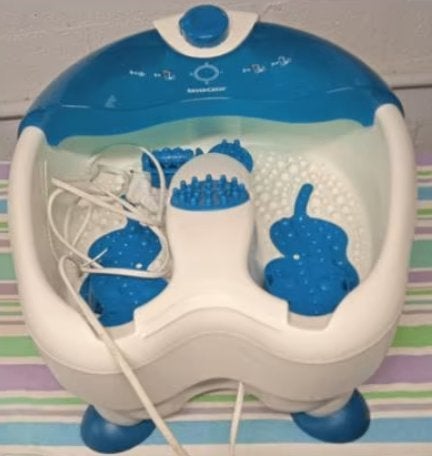 baignoire de massage des pieds avec tous les accessoires, Enlèvement ou Envoi, Comme neuf