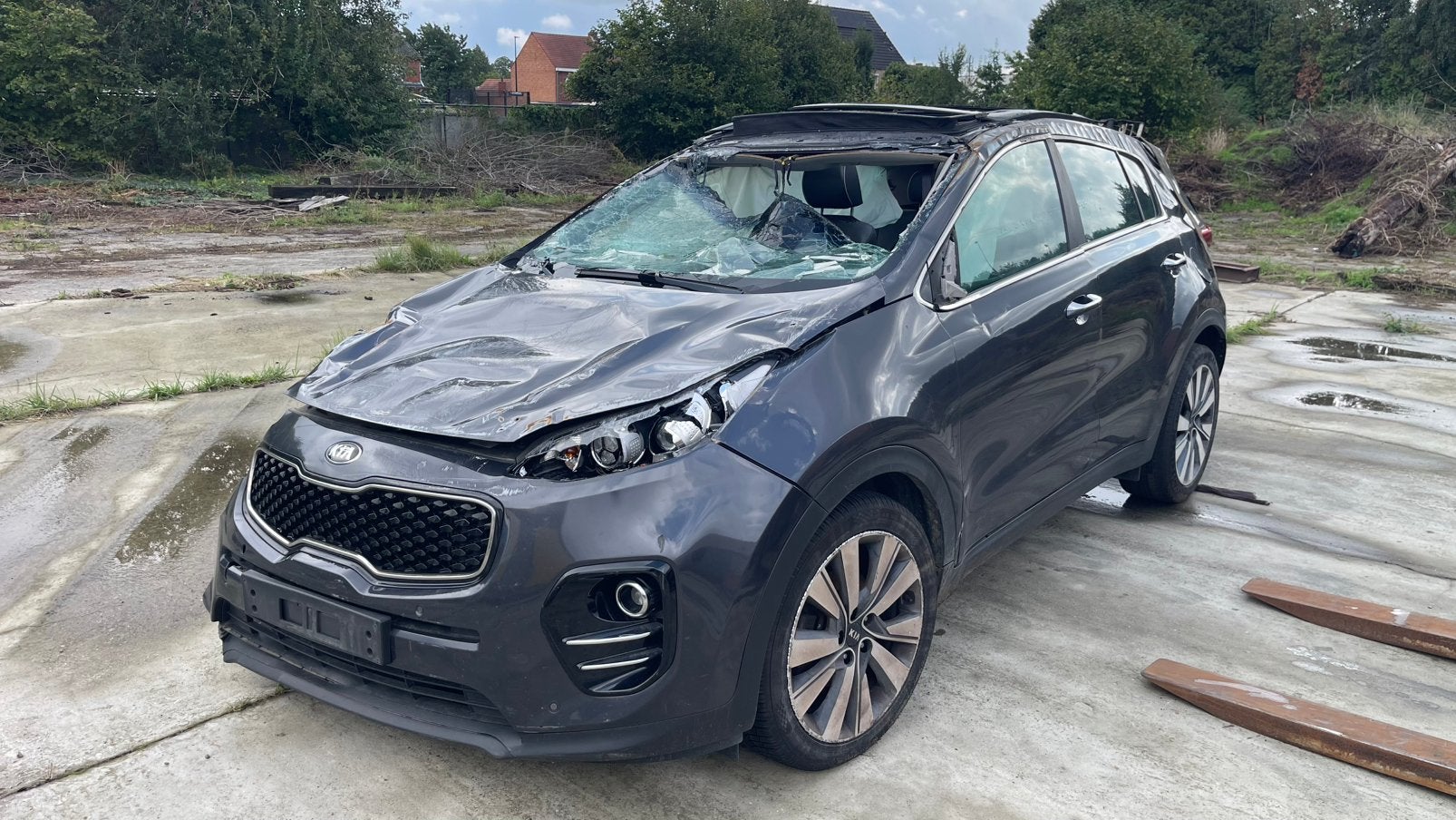 Kia Sportage 2018 - voiture endommagée, Autos, Achat, Euro 6, Entreprise, 5 portes