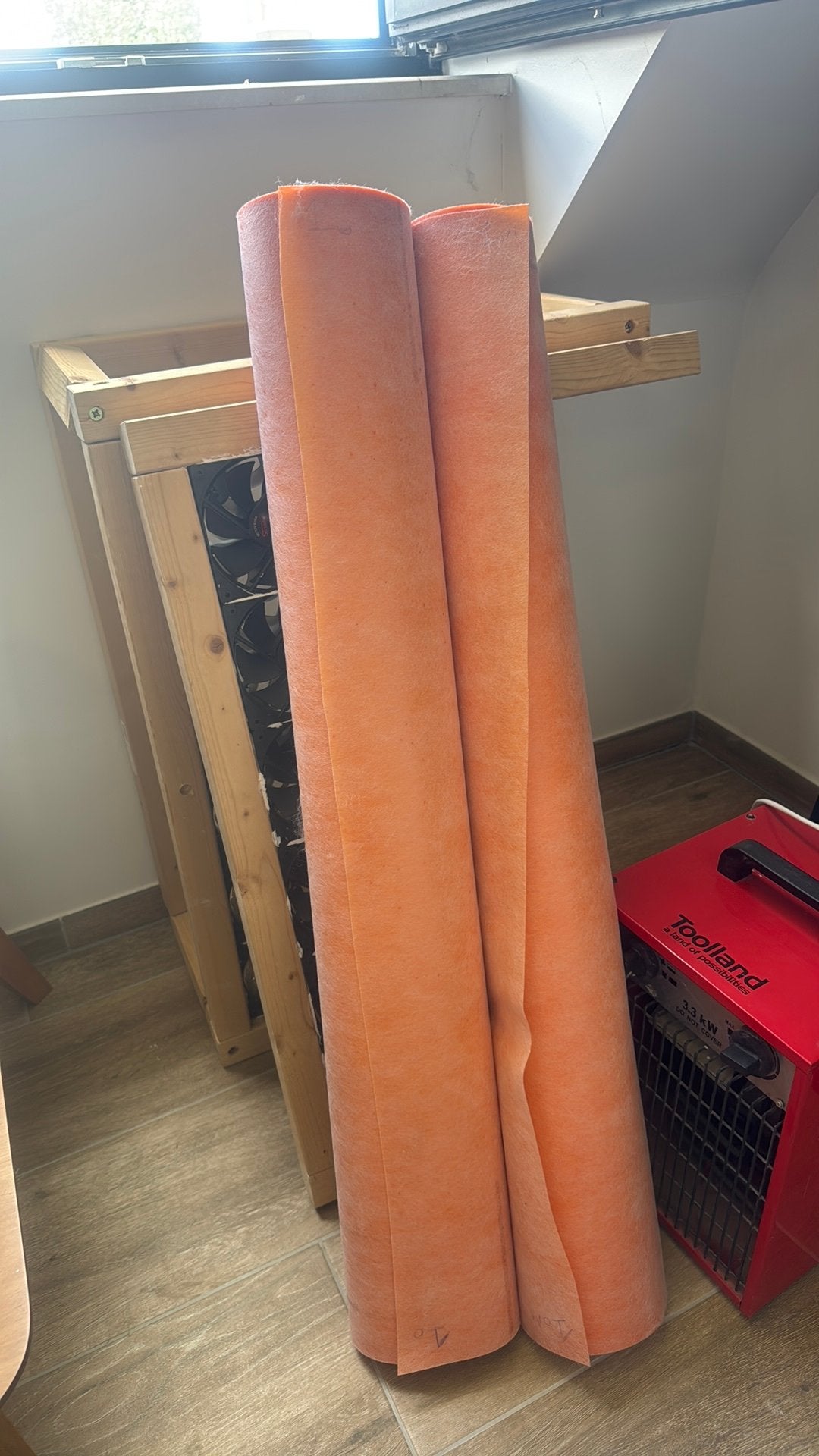 Waterdichtingsdoek 2x 10m, Ophalen, Zo goed als nieuw