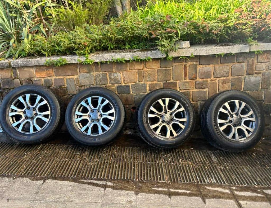 Ford Ranger 265/60 R18 wielpakket met Continental-banden, Ophalen, 18 inch, Gebruikt, 265 mm