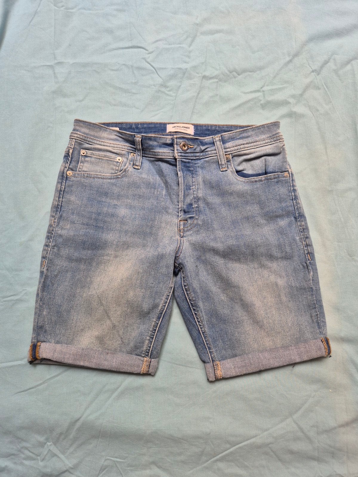 Jack & Jones Jeans Intelligence jeansshort — Super Stretch, Ophalen, Blauw, Zo goed als nieuw, Jack&Jones