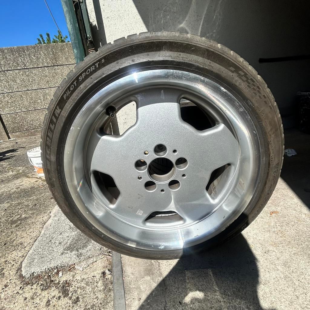 Mercedes bordet velgen Nieuwe banden!! 17”, Auto-onderdelen, Ophalen, Band(en)