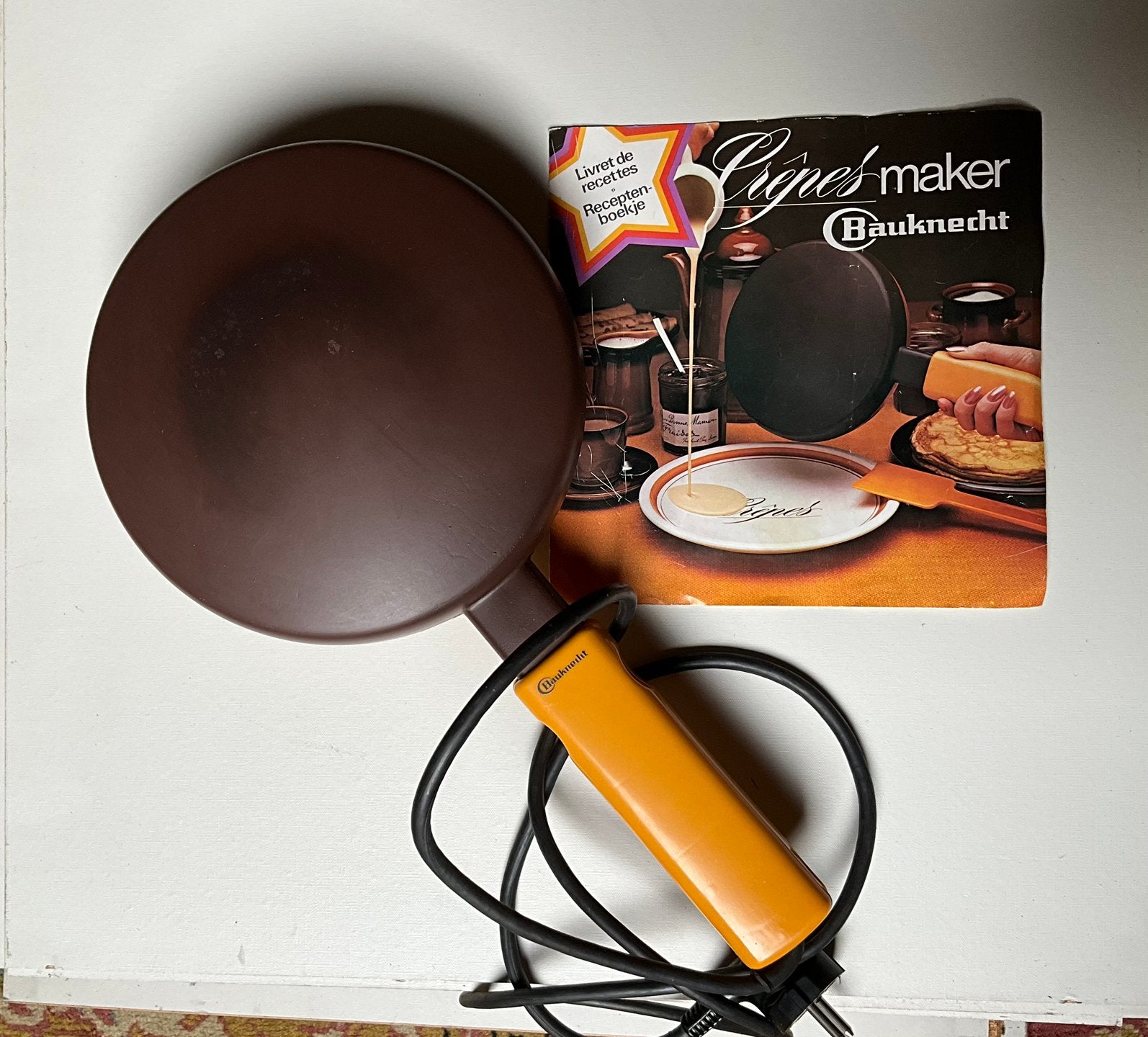 Bauknecht pannenkoek maker ., Ophalen, Gebruikt