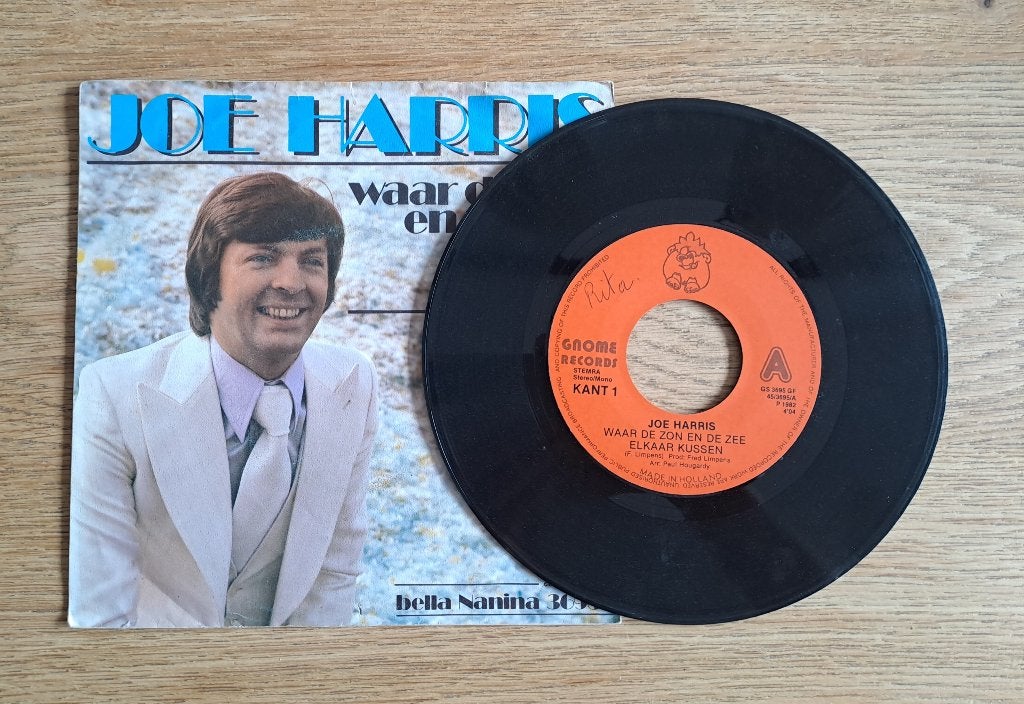 Joe Harris - Waar de zon en de zee elkaar kussen, Gebruikt, Originele persing, 7 inch, Ophalen of Verzenden