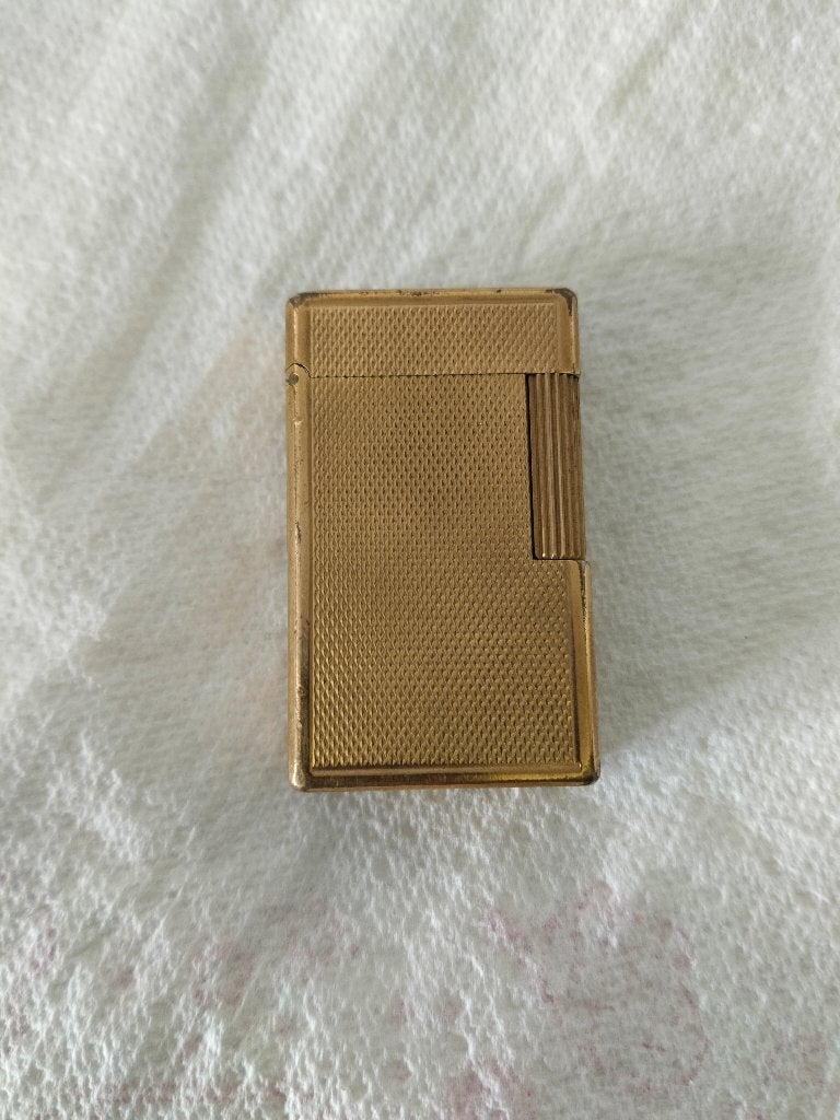 briquet Dupont plaqué or, Collections, Enlèvement ou Envoi, Comme neuf, Briquet
