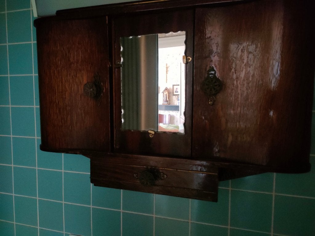 Art deco hangkastje, Antiek en Kunst, Ophalen