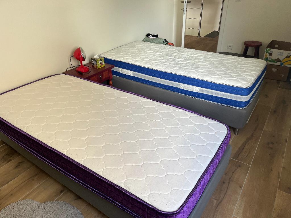 Lits jumeaux, 90 cm, Matelas, Une personne, Enlèvement