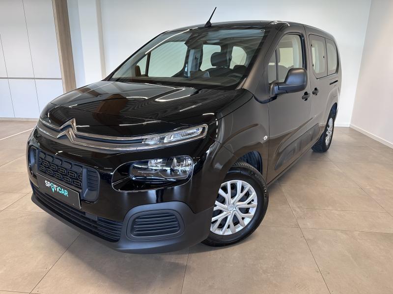 Citroen Berlingo XL 7 PL LIVE 1.2 BENZINE 110, Auto's, Monovolume, 1199 cc, Emergency brake assist, Zwart