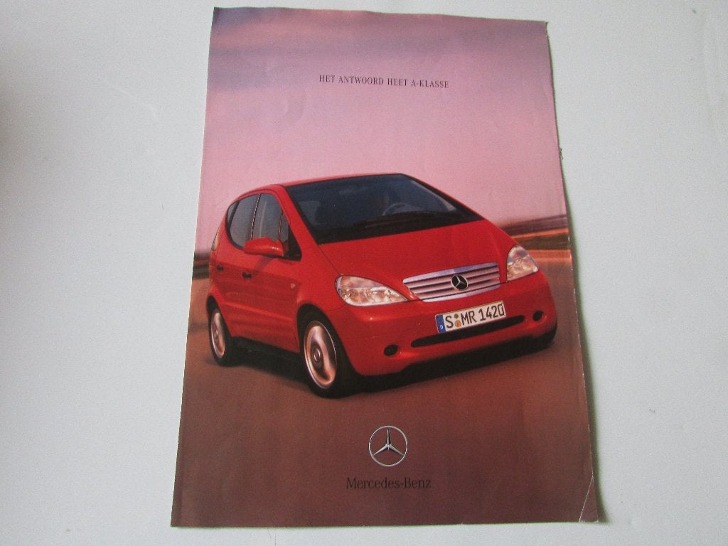 MERCEDES -BENZ A - KLASSE, BROCHURE, Livres, Autos | Brochures & Magazines, Enlèvement ou Envoi, Daimler - Benz, Mercedes, Utilisé