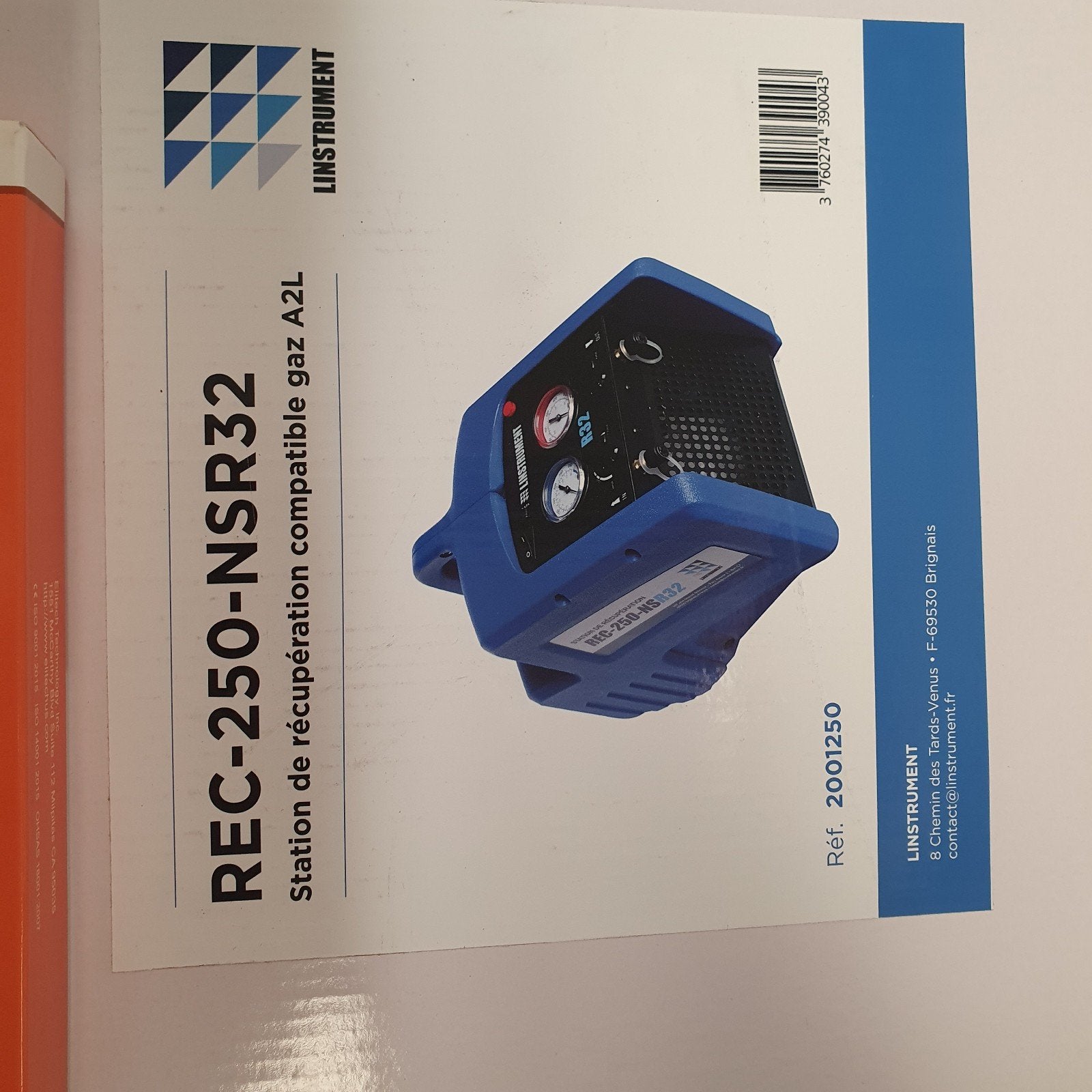 Station de récupération gaz compatible r32 neuf, Enlèvement