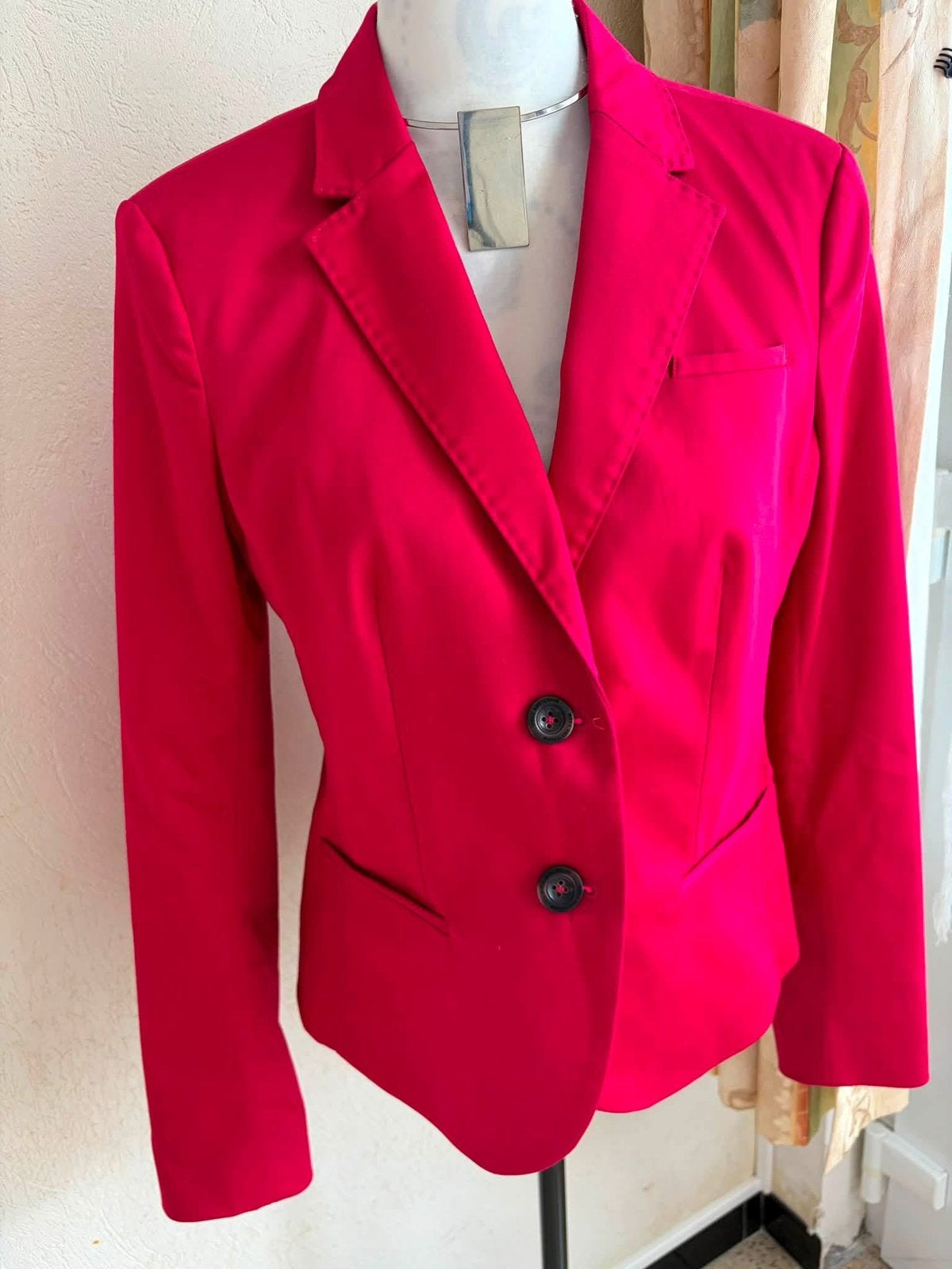 Mexx FR 42/44 blazer met structuur (D/NL 40)., Kleding | Dames, Jasjes, Kostuums en Pakken, Ophalen of Verzenden, Zo goed als nieuw