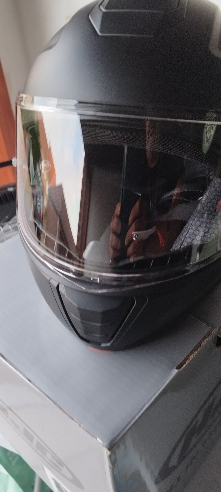 nieuwe systeem helm vito .ece gekeurd, Motoren, Kleding | Motorhelmen, Ophalen of Verzenden, S
