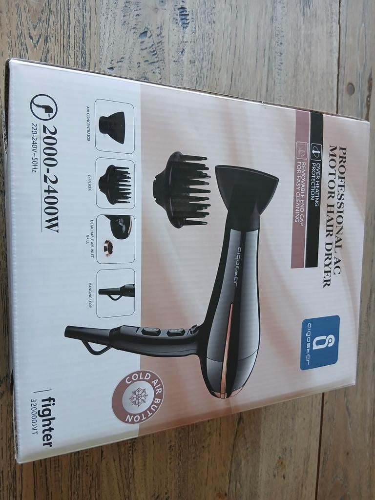 MOEDERDAGTIP PROFESSIONELE HAARDROGER MET HULPSTUKKEN PERFEC, Elektronische apparatuur, Overige elektronische apparatuur, Zo goed als nieuw