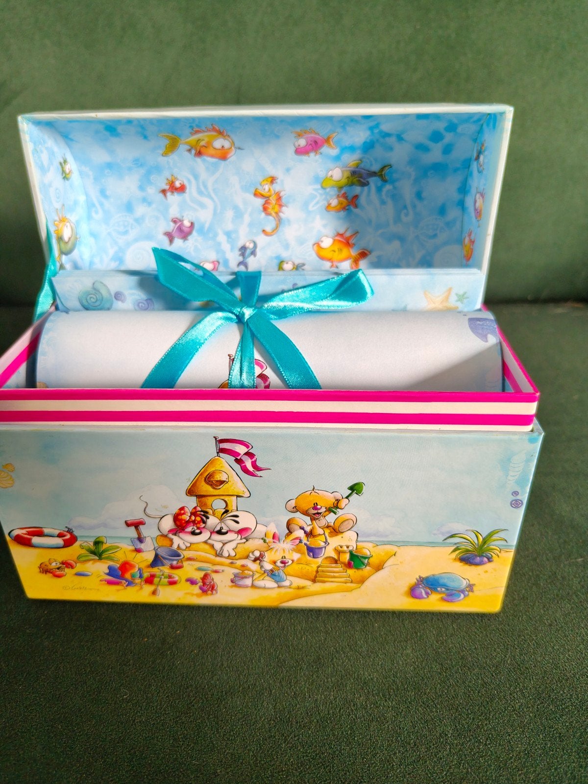 Diddl Briefpapierset schatkist ongebruikt / compleet, Collections, Enlèvement ou Envoi, Diddl, Comme neuf, Papier, Carte ou Papeterie