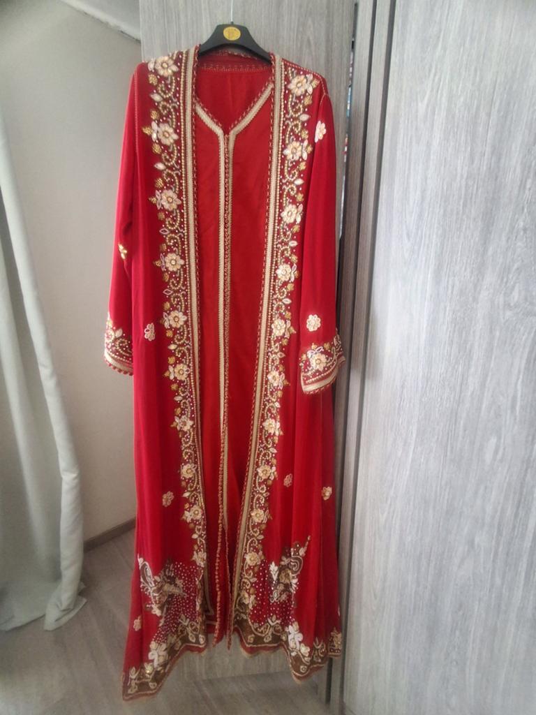 Marokaans tekchita sari, Ophalen, Maat 38/40 (M)