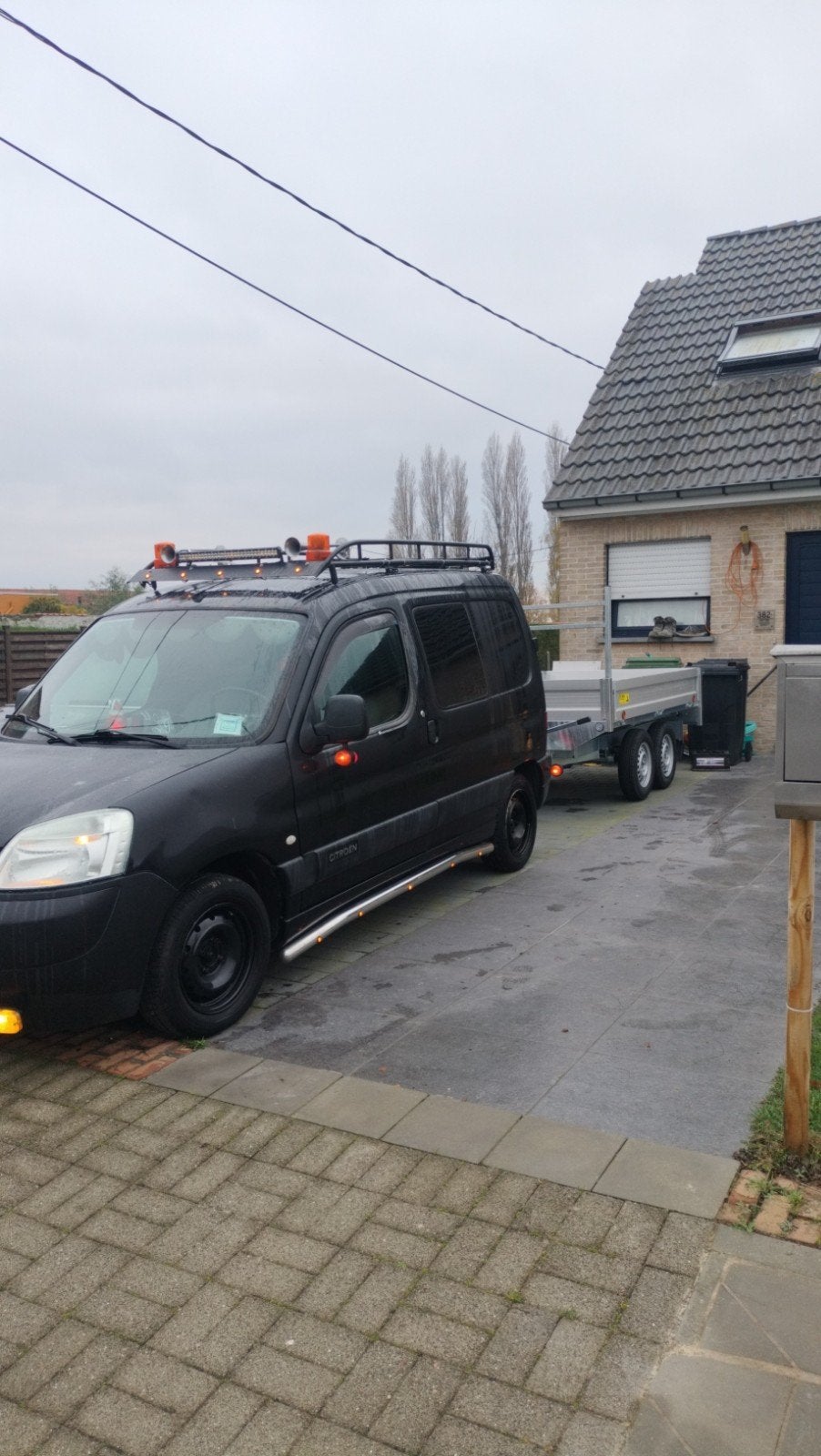 citroen Berlingo 2.0hdi 2004, 4 portes, Boîte manuelle, Noir, Diesel