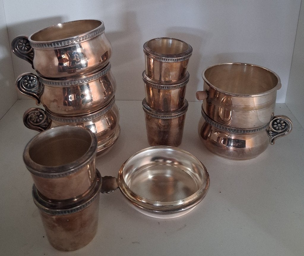 Stuk verzilverd art deco, Antiek en Kunst, Ophalen