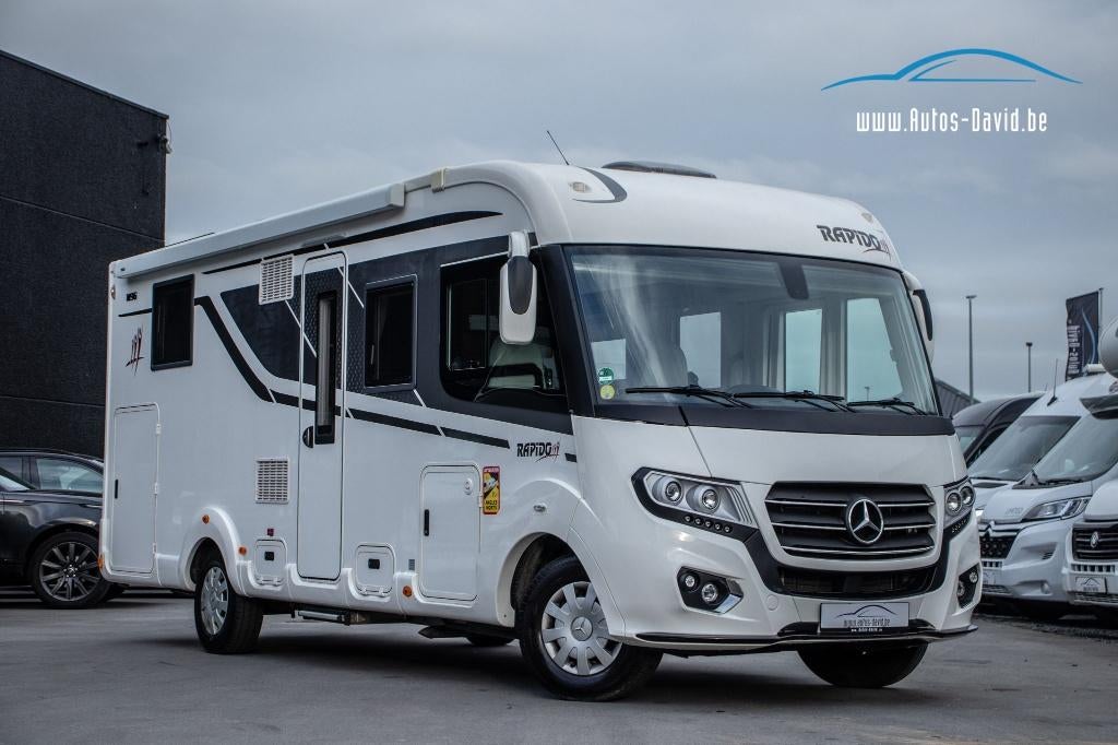 Rapido M96 Mercedes-Benz Camper Aut. 4 Slaappl. 1 EIGENAAR, Caravans en Kamperen, Mobilhomes, Vloeistofverwarming, 7 tot 8 meter