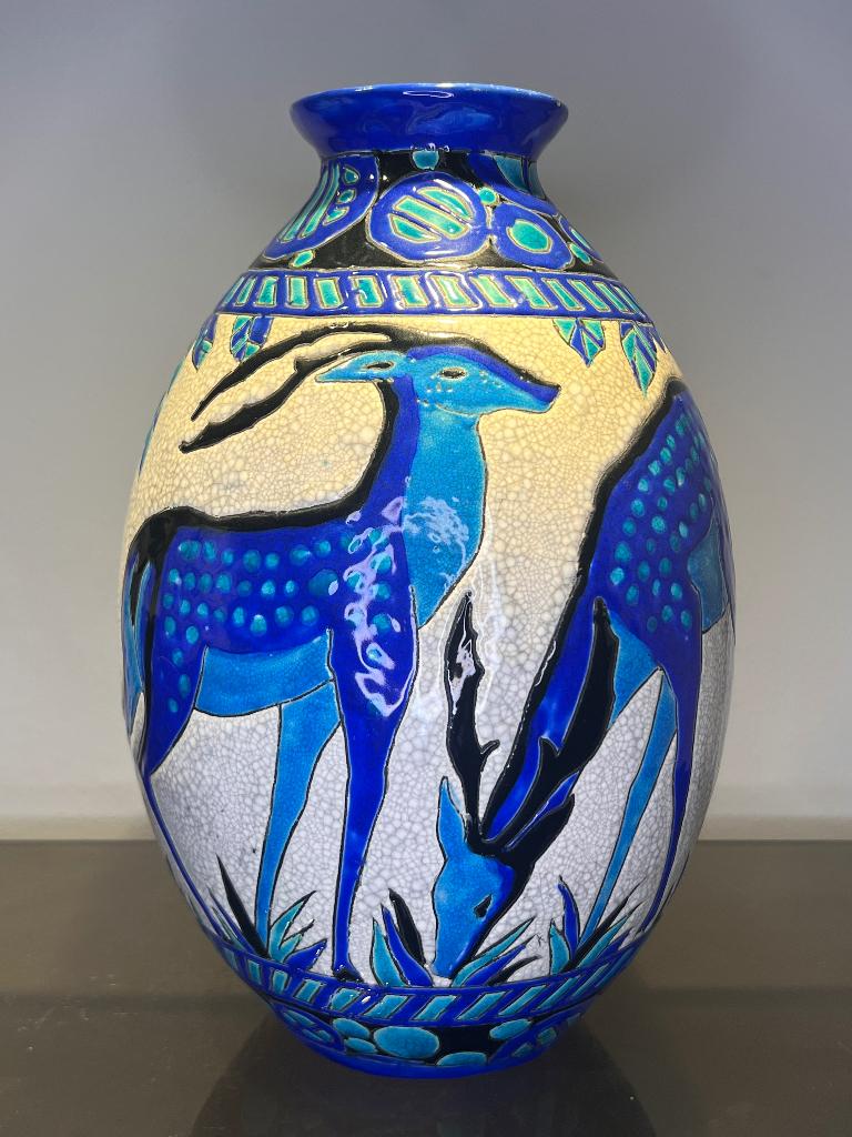 Charles Catteau Keramis Boch, Antiquités & Art, Antiquités | Vases, Enlèvement ou Envoi
