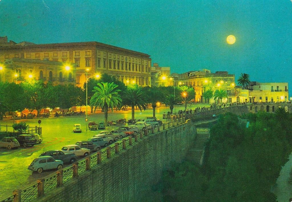 1969 - ITALIE - Sciacca : Piazza Scandaliato, Collections, Envoi, 1960 à 1980, Affranchie, Italie