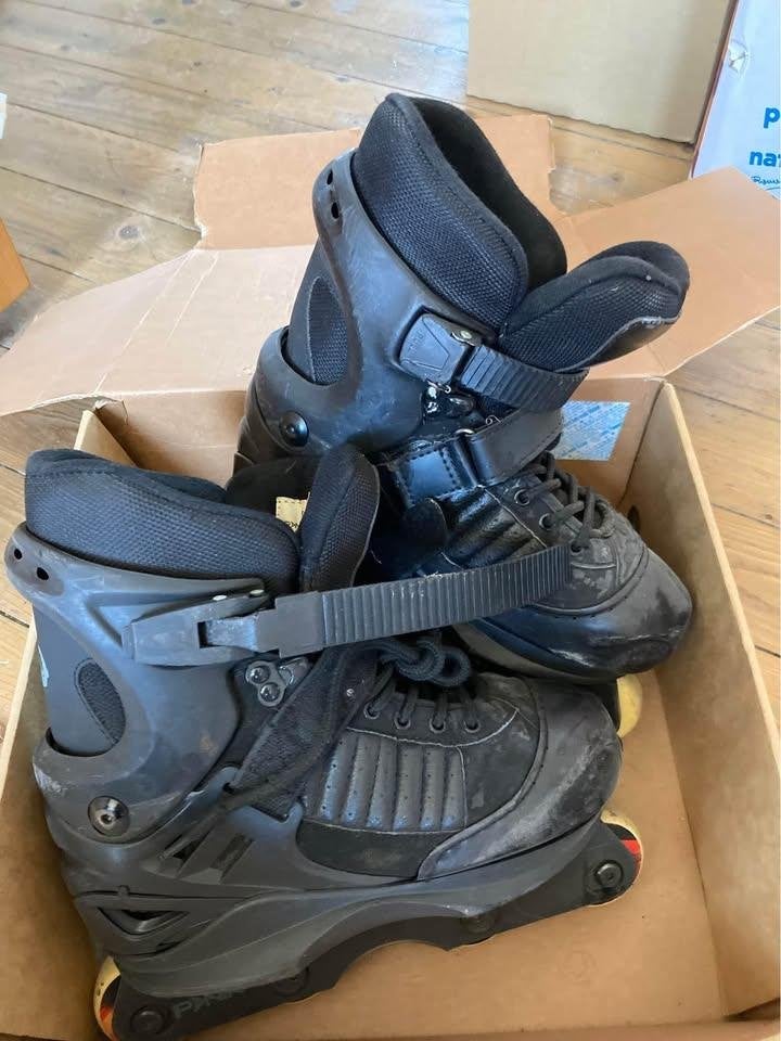 rolschaatsen - inline skates maat 39-42 + bescherming, Ophalen, Gebruikt