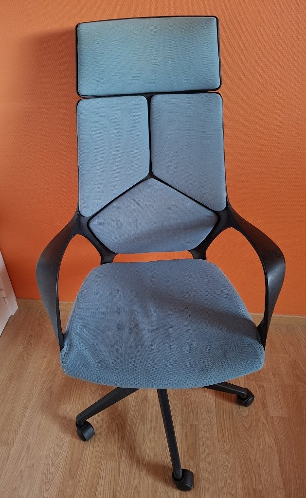 Chaise de bureau bleue, Enlèvement, Utilisé, Bleu, Chaise de bureau