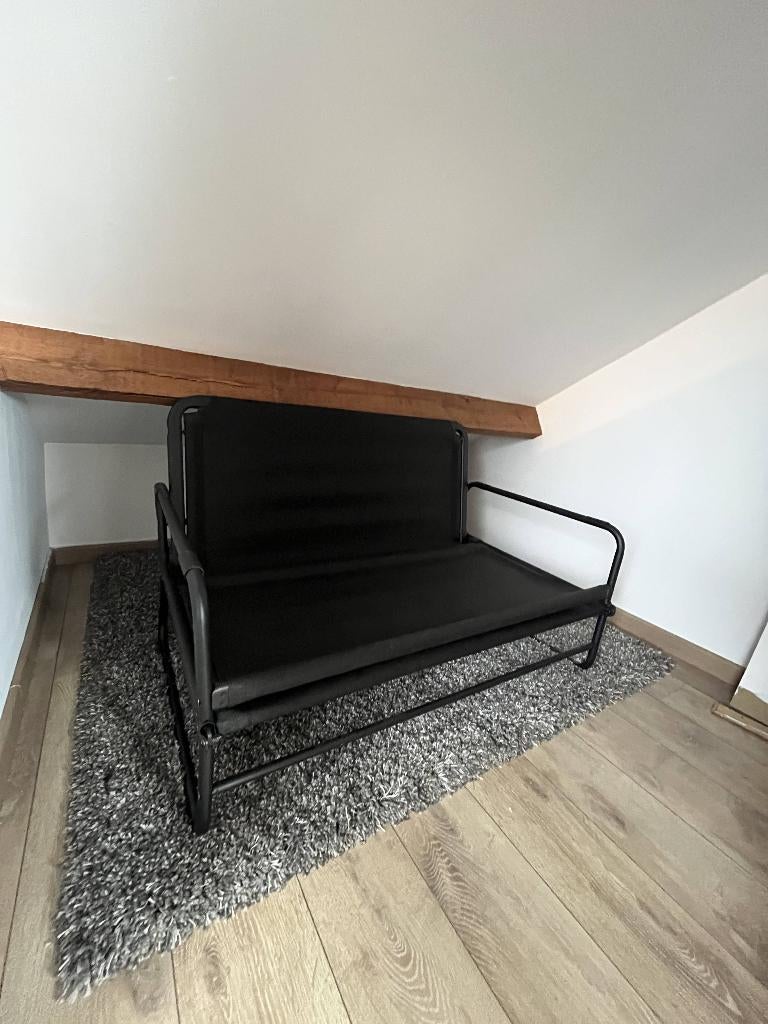 Zetelbed, Gris, Queen size, Comme neuf, Enlèvement