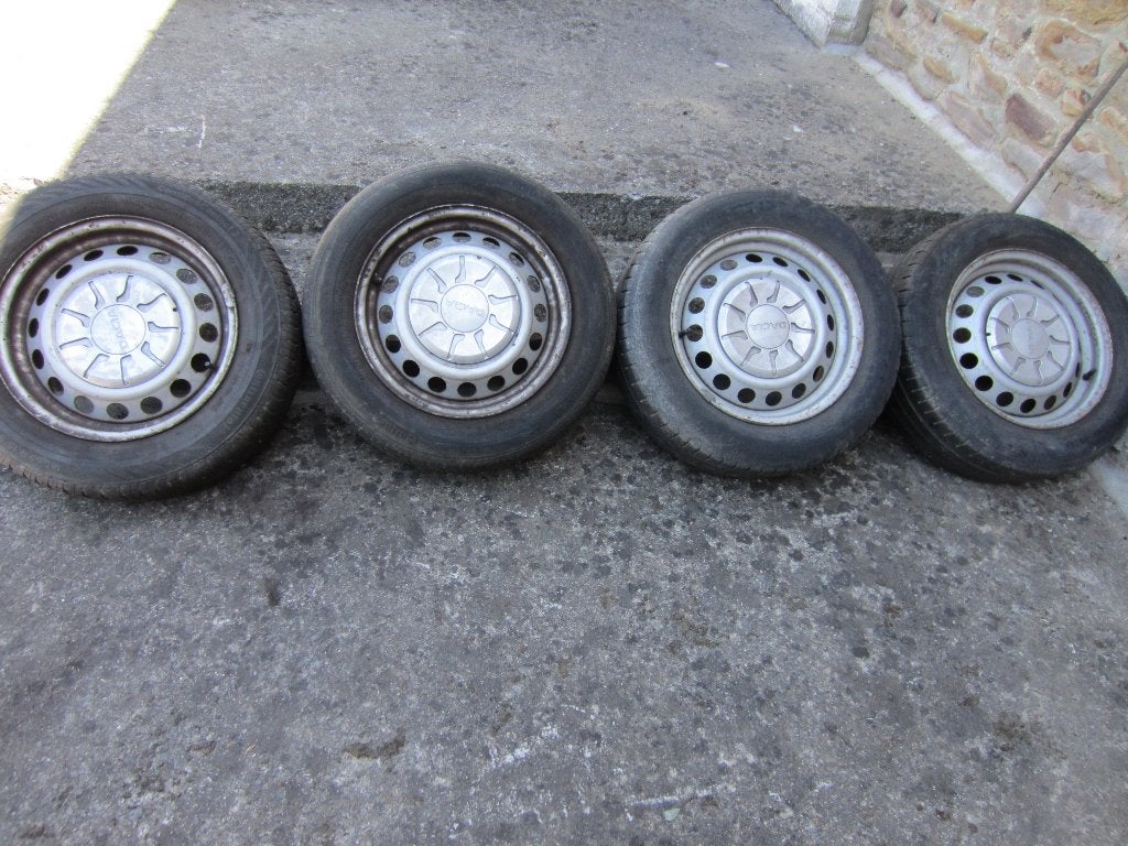 4 Jantes avec pneus été Continental 185 65 R15 88T, 15 pouces, Pneus et Jantes, Véhicule de tourisme, Pneus été