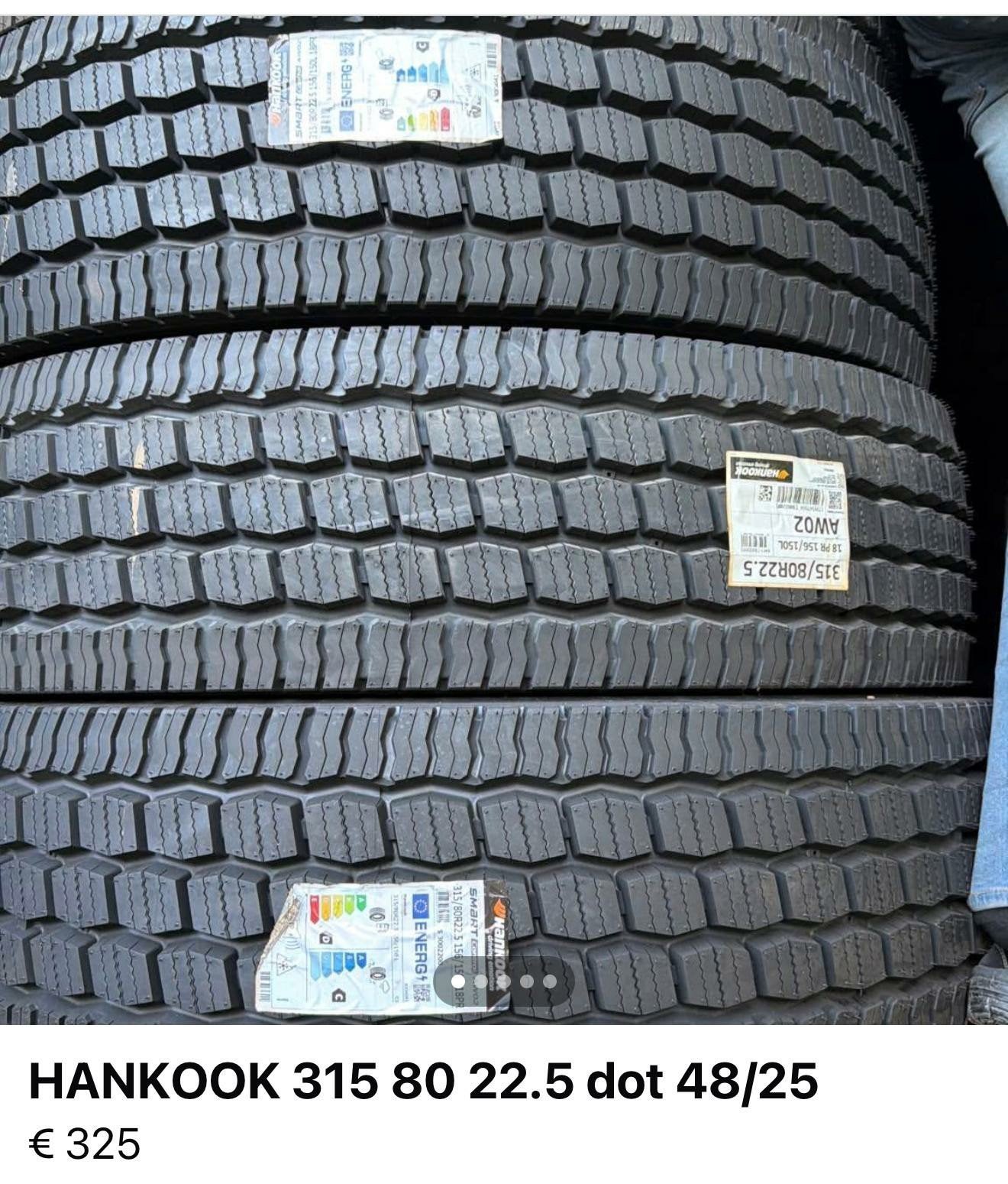 315 80 22.5  HANKOOK  275 €, Ophalen, Nieuw